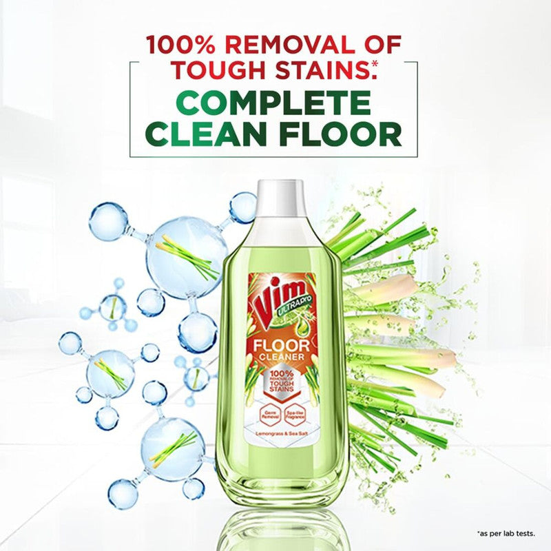 Vim Refreshing Lemongrass With Salt Floor Cleaner 1L