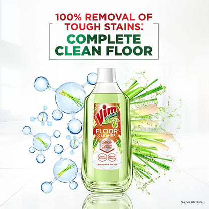 Refreshing Vim Lemongrass With Salt Floor Cleaner 500ml