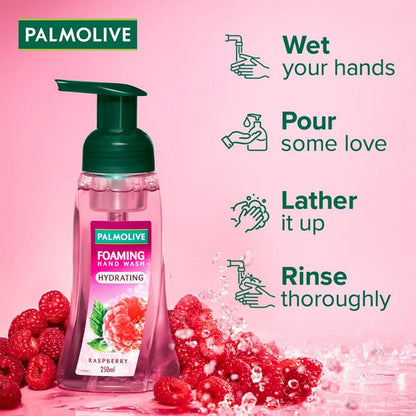 Palmolive Raspberry Hydrating Foaming Hand Wash 250ml Pack of 3