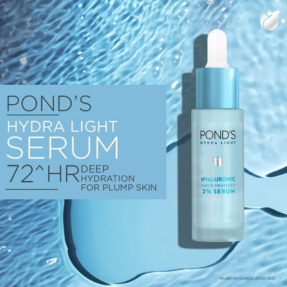 Hydra Light Ponds Hyaluronic 2% Serum 72 Hr Deep Hydration 28ml