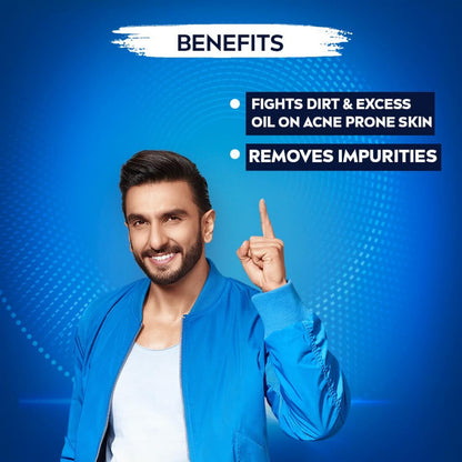 Nivea Men Acne Fights Dirt & Oil Face Wash 50g Pack of 2