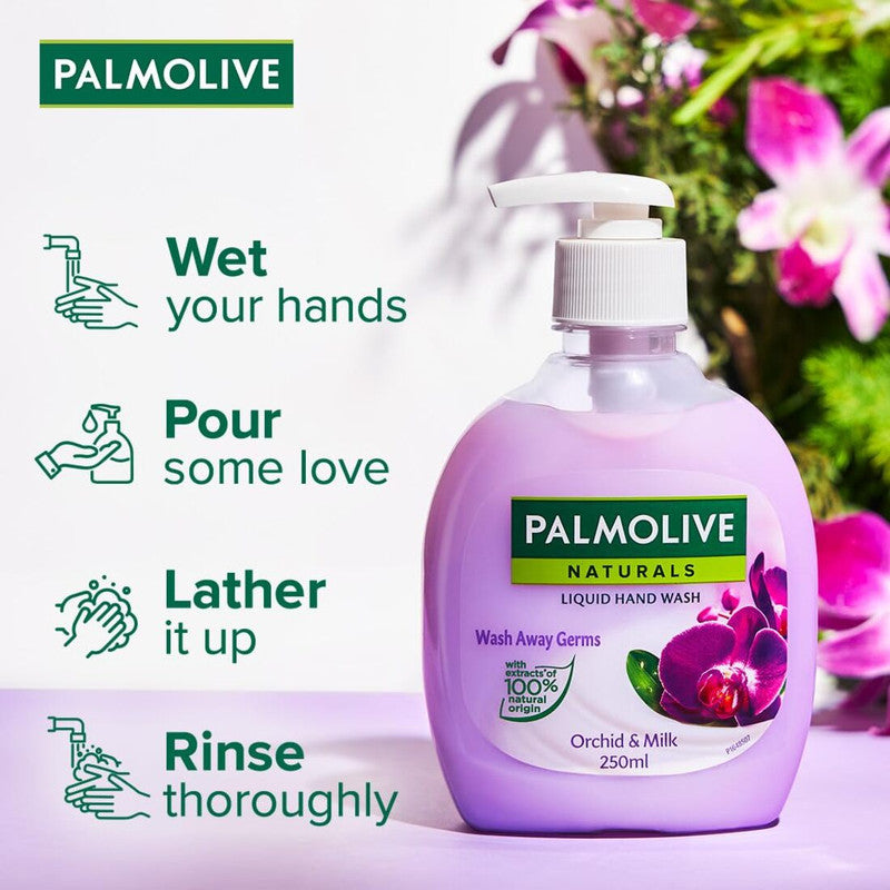 Irresistible Softness Palmolive Orchid & Milk Hand Wash 250ml