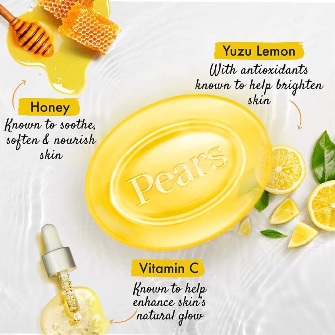 Pears Naturalé Vitamin C Refreshing Soap Bar 125g Without Box