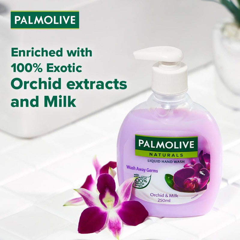 Palmolive Orchid & Milk Irresistible Softness Hand Wash 250ml Pack of 3