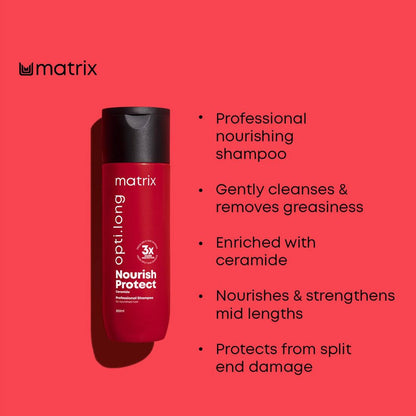 Matrix Opti.long Nourish Protect Shampoo (200ml)(Pack of 2)