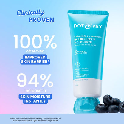 Dot & Key Skincare Ceramides & Hyaluronic Barrier Repair Moistturizer 100g
