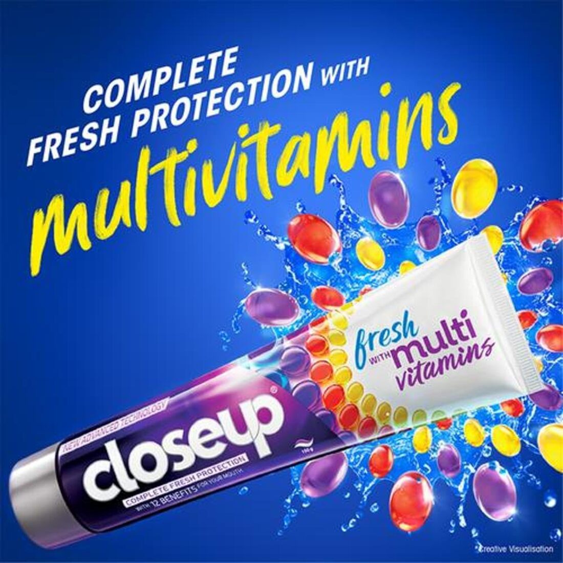 Closeup Complete Fresh With Multi Vitamins Toothpaste 80g Pack of 2