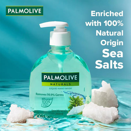 Sea Mineral Palmolive Removes 99.9% Germs Hand Wash 250ml