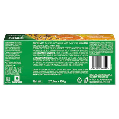 Clove + Orange Closeup Helps Fight 99% Toothpaste (150g x 2)