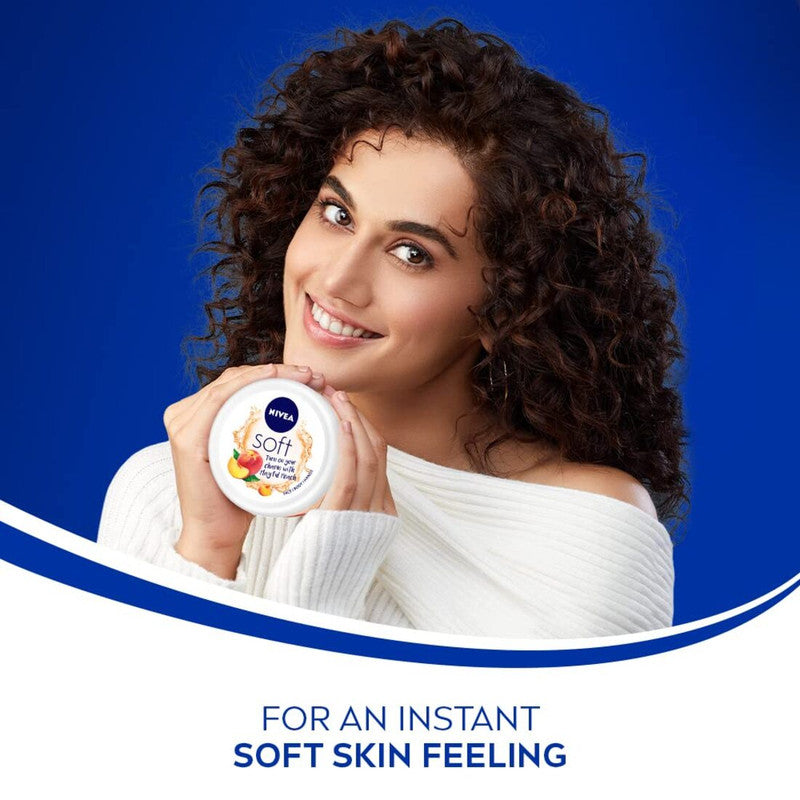 Nivea Soft Peach & Vanilla Moisturising Cream 200ml