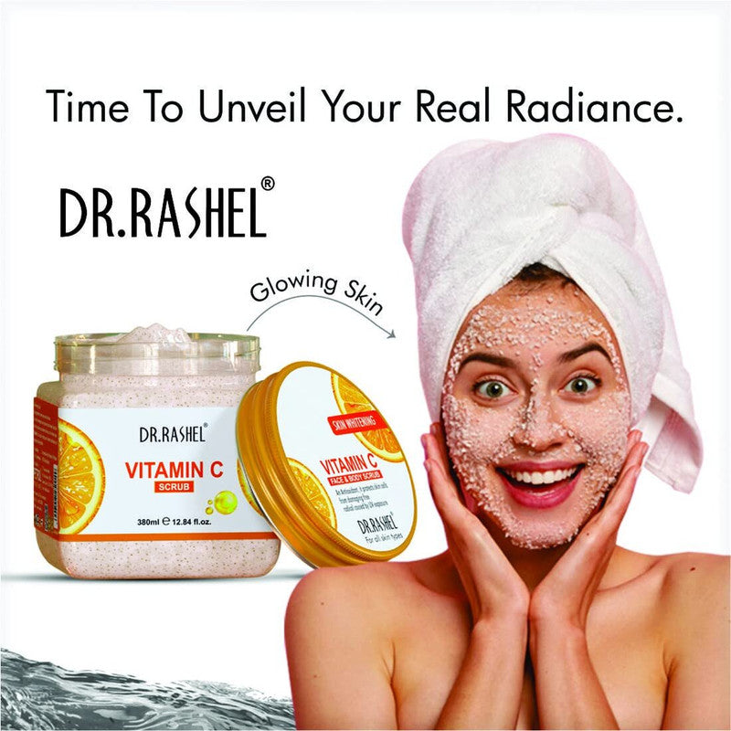 Vitamin C Dr.Rashel Skin Whitening Face & Body Scrub 380ml