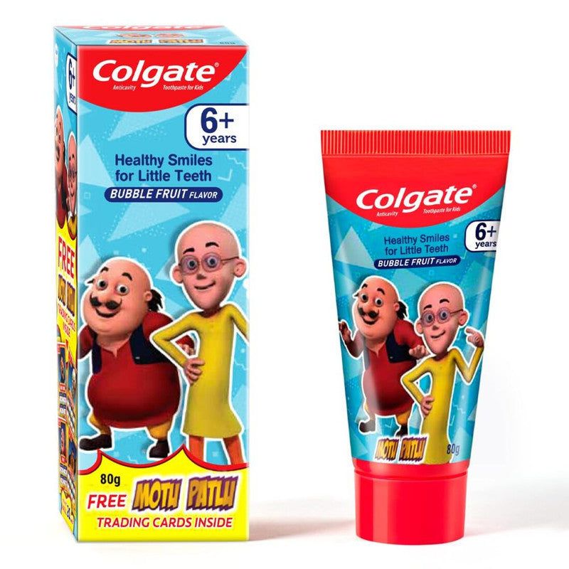 Colgate Bubble Fruit Motu Patlu Anticavity Kids Toothpaste 80g Pack of 2