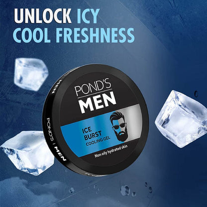 Ice BurstPonds Men Cooling Face Gel - 55g