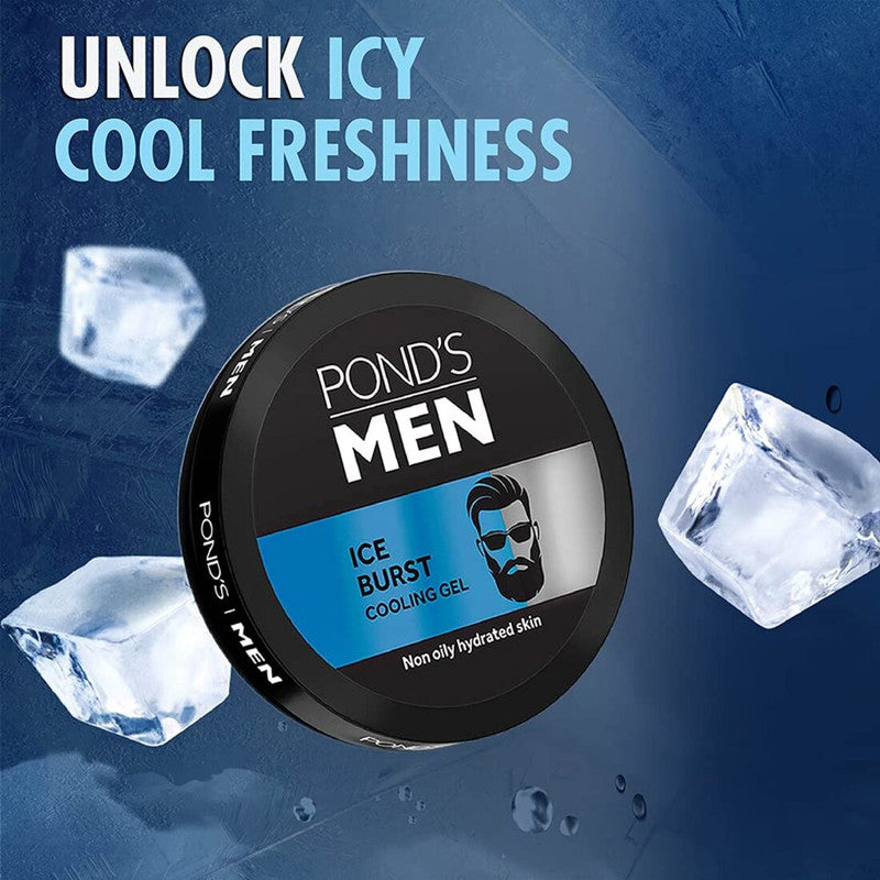 Ponds Men Ice Burst Cooling Face Gel (55gm) (Pack of 2)