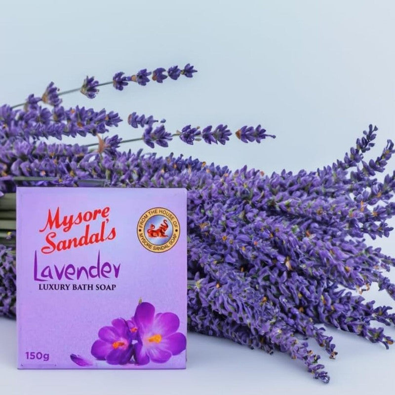 Mysore Sandal Lavender Soap (150gm)(Pack of 1)