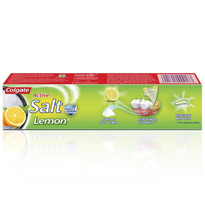 Colgate Active Salt Lemon Anticavity Healthy White Toothpaste 200g Pack of 2