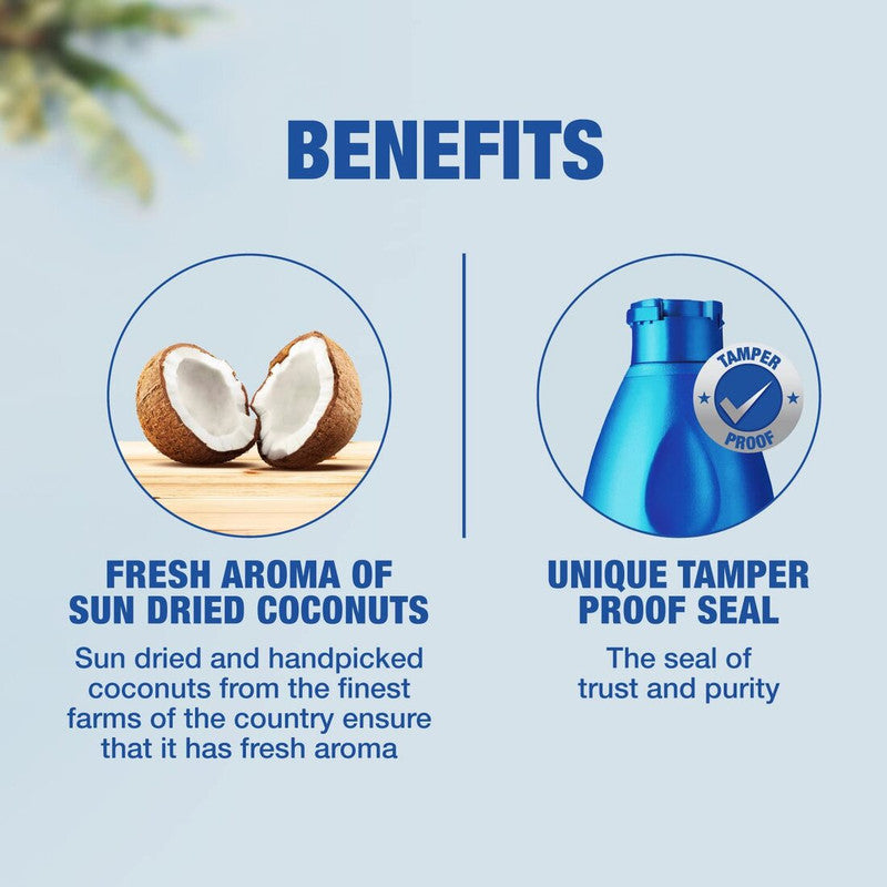 Parachute Pure Coconut Hair Oil (500ml)(Pack of 1)