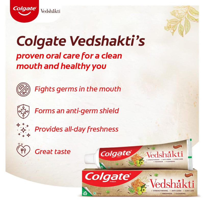 Strengthrning Colgate Vedshakti Toothpaste 200g