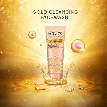 Ponds Gold Beauty Clear Radiant Glow Face Wash 100g