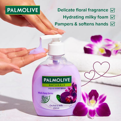 Palmolive Orchid & Milk Irresistible Softness Hand Wash 250ml Pack of 2