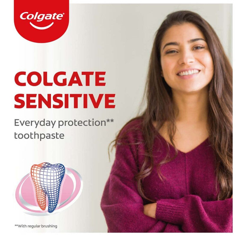 Colgate Sensitive Everyday Protection Anticavity Toothpaste (2x80g) Pack of 2