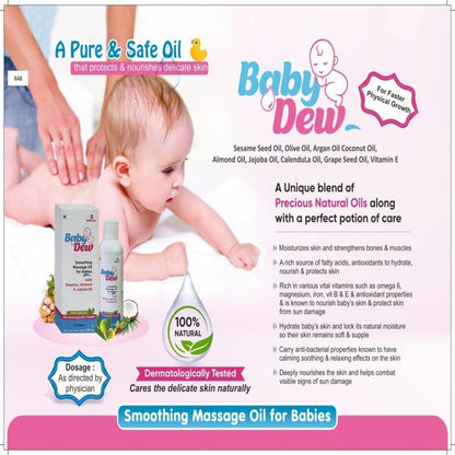 Intra Life Baby Dew Smoothing Massage Oil 100ml