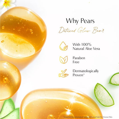 Pears Naturalé Aloe Vera Detoxifying Soap Bar 125g Without Box