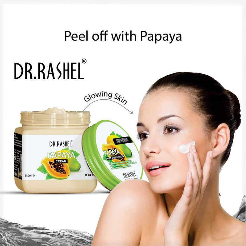 Dr.Rashel Papaya Deep Cleansing Cream 380ml Pack of 4