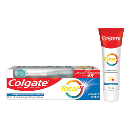 Colgate Advanced Health Anticavity Toothpaste + ToothBrush 150g Pack of 2