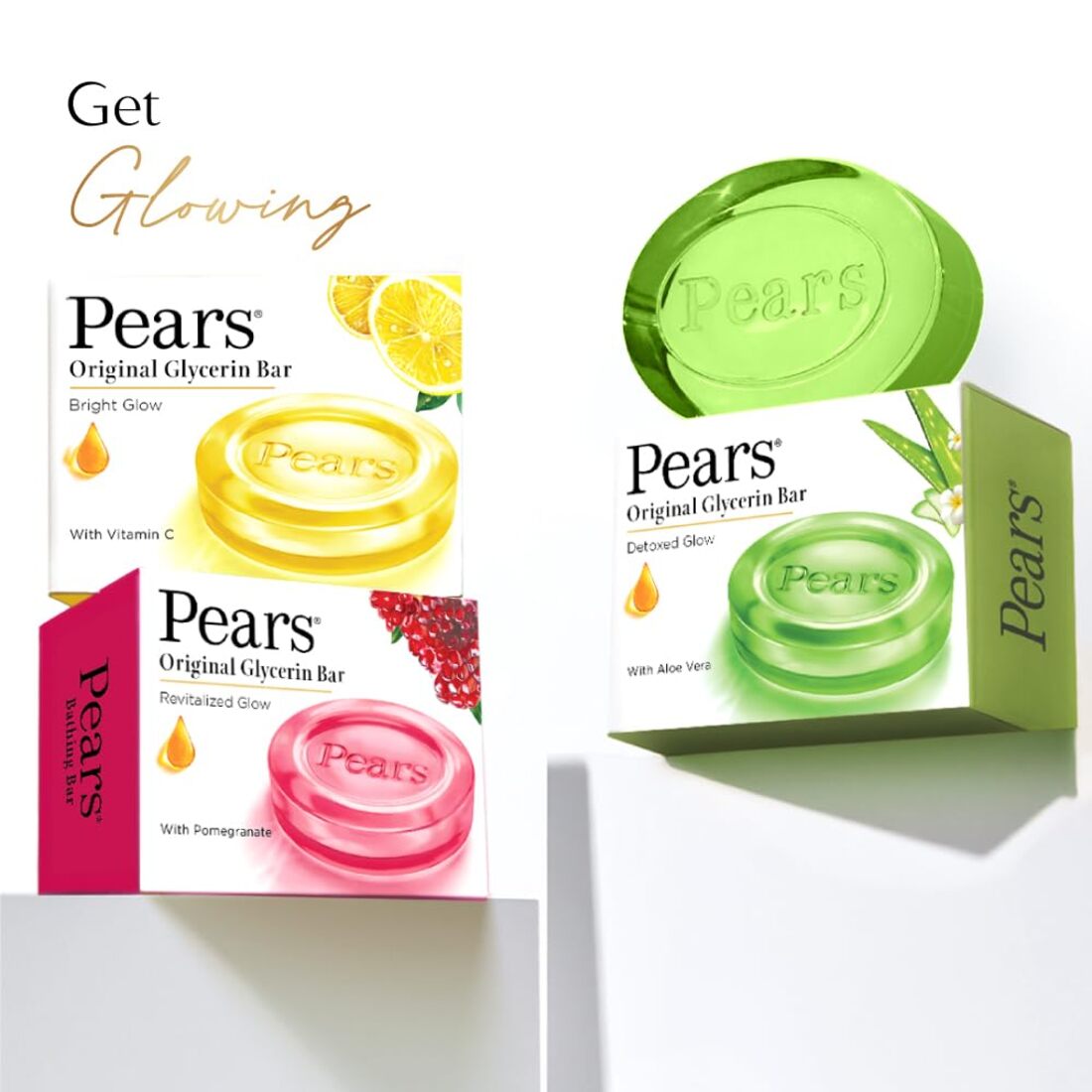 Pears Naturalé Aloe Vera Detoxifying Soap Bar 125g Without Box