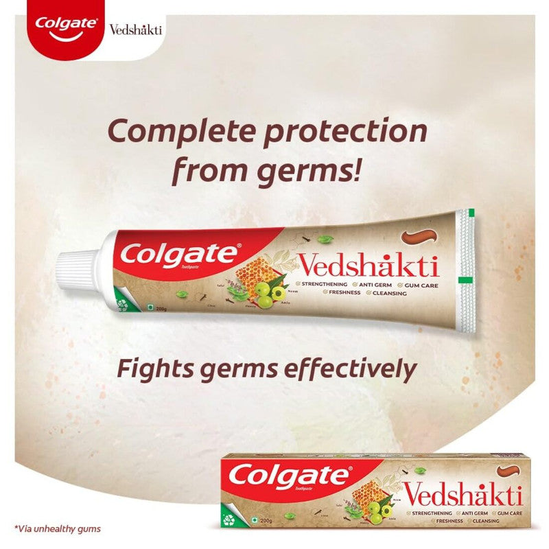 Colgate Vedshakti Strengthrning Toothpaste 200g Pack of 2