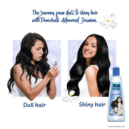 Parachute Advansed Jasmine Coconut Hair Oil (300ml) - Pack Of 2