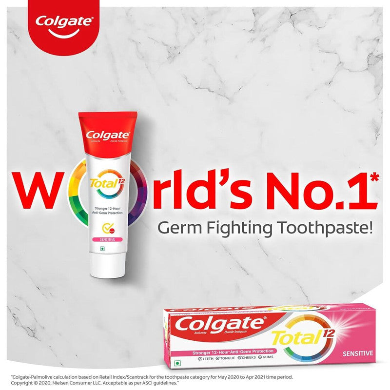 Colgate Total 12 Sensitive Anticavity Toothpaste 120g Pack of 2