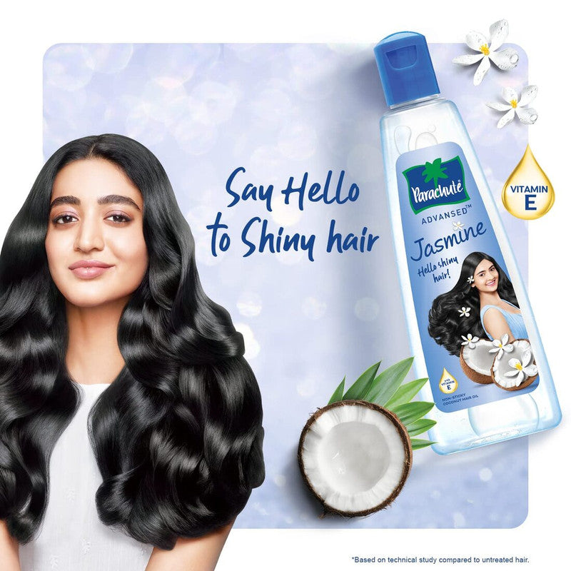 Parachute Advansed Jasmine Coconut Hair Oil (300ml) - Pack Of 2