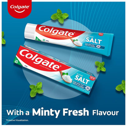 Colgate Active Salt Anticavity Healthy Teeth & Gums Toothpaste 36g Pack of 2