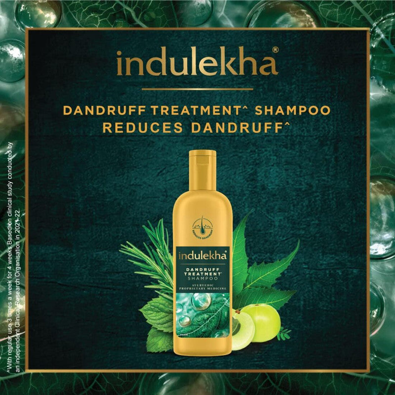 Indulekha Dandruff Treatment Shampoo (200ml)(Pack of 2)