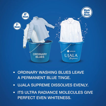 Ujala Supreme Whiteness of Clothes Fabric Whitener 250ml Pack of 3