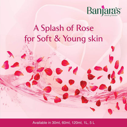 Banjara's Soft & Young Premium Rose Water 250ml Pack of 3