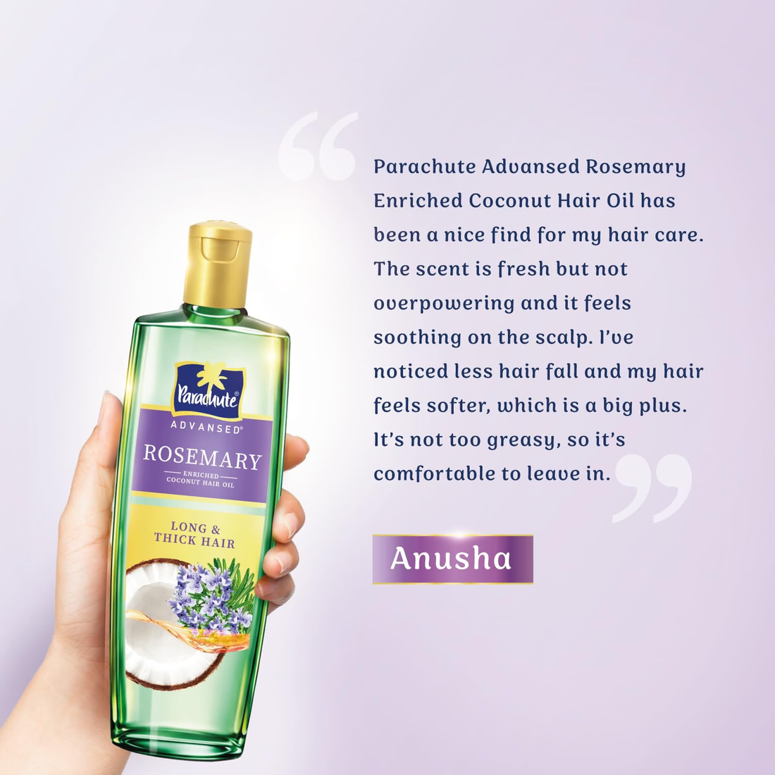 Parachute Advansed Rosemary Enriched Coconut Hair Oil 300ml