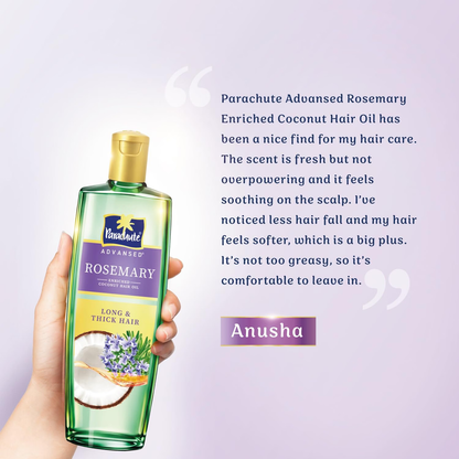 Parachute Advansed Rosemary Enriched Coconut Hair Oil 300ml