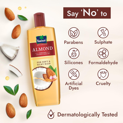 Parachute Advansed Almond Enriched Coconut Hair Oil 300ml