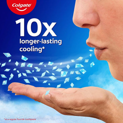 Colgate MaxFresh With Cooling Crystals 10X Peppermint Ice Toothpaste (2X150g) Pack of 2