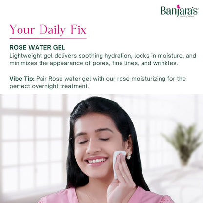 Premium Banjara's Soft & Young Rose Water Gel 100ml