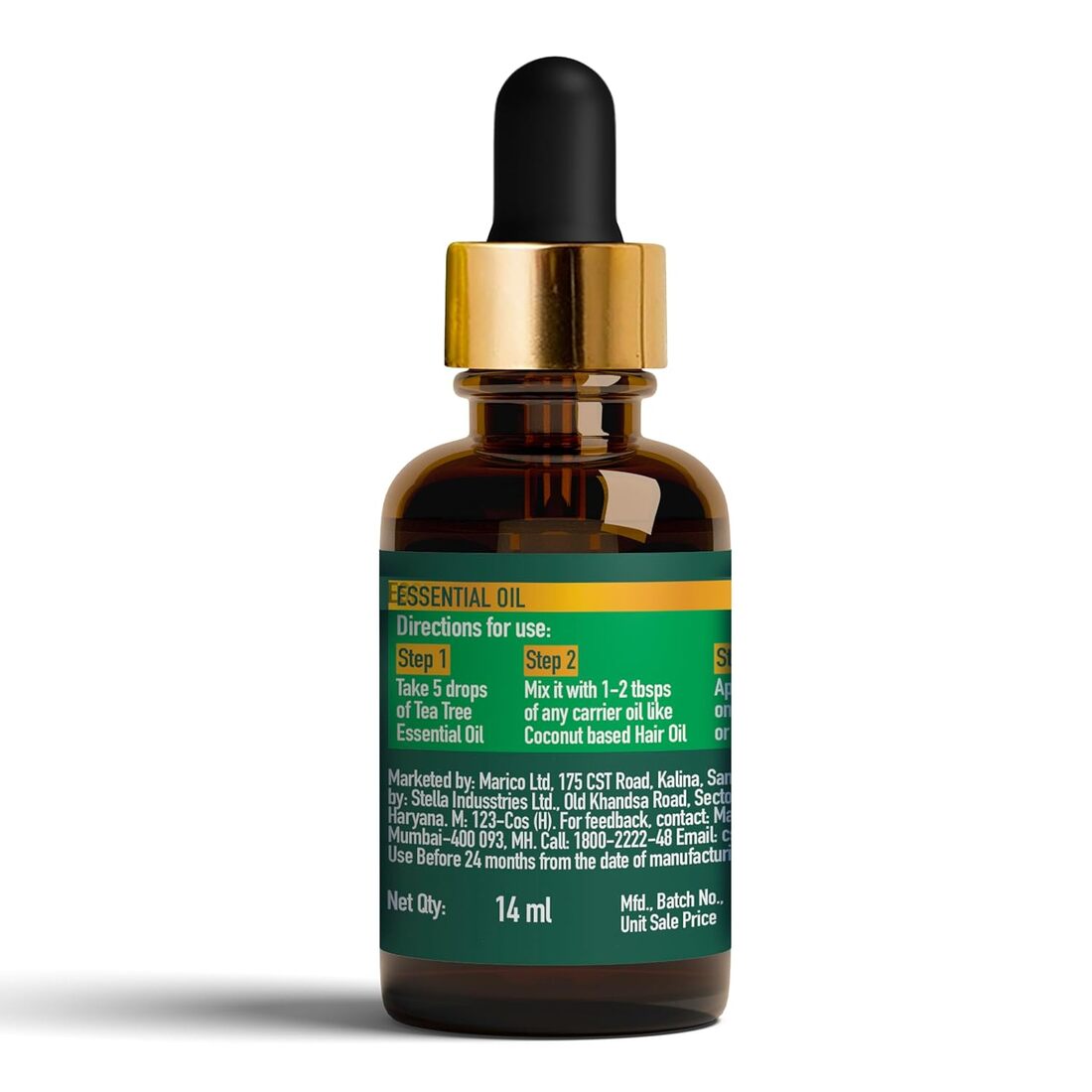 Parachute Advansed 100% Pure Tea Tree Essential Oil 14ml