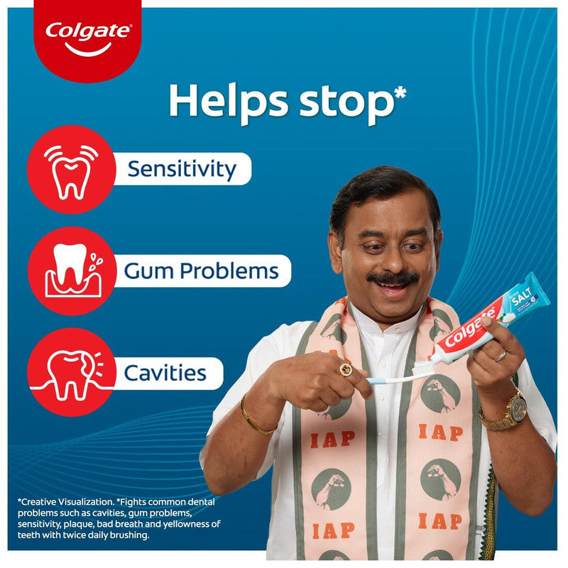 Colgate Active Salt Anticavity Healthy Teeth & Gums Toothpaste 500g