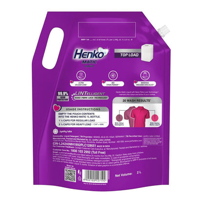 Henko Matic Top Load Ultra Colour Care Liquid 2L