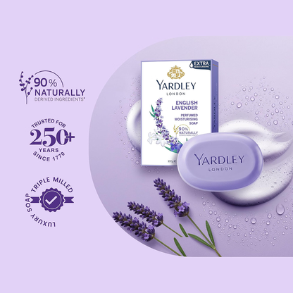 Yardley London English Lavender Luxury Soap 100g Without Box