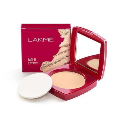 Lakme Face It Compact Natural Marble, 9g