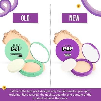 Sugar PoP Longwear UV Protection 02 Beige Compact 9g