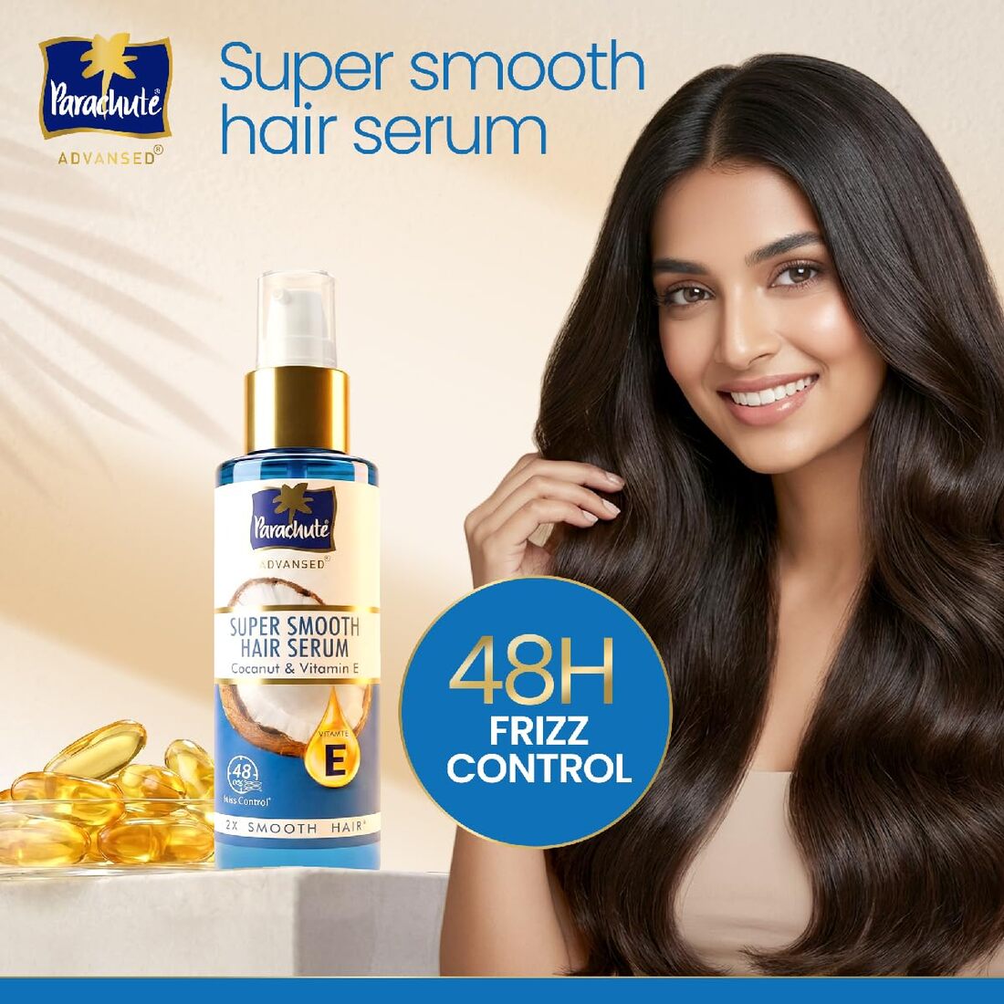 Parachute Advansed Super Smooth Coconut & Vitamin E Hair Serum 100ml
